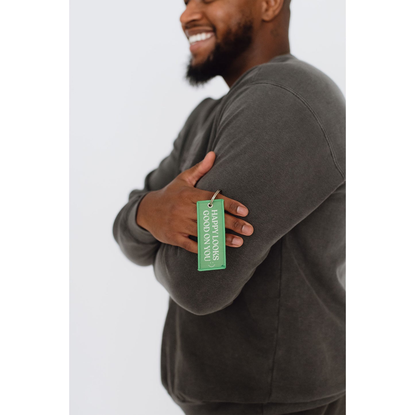 Bottega Green Keychain