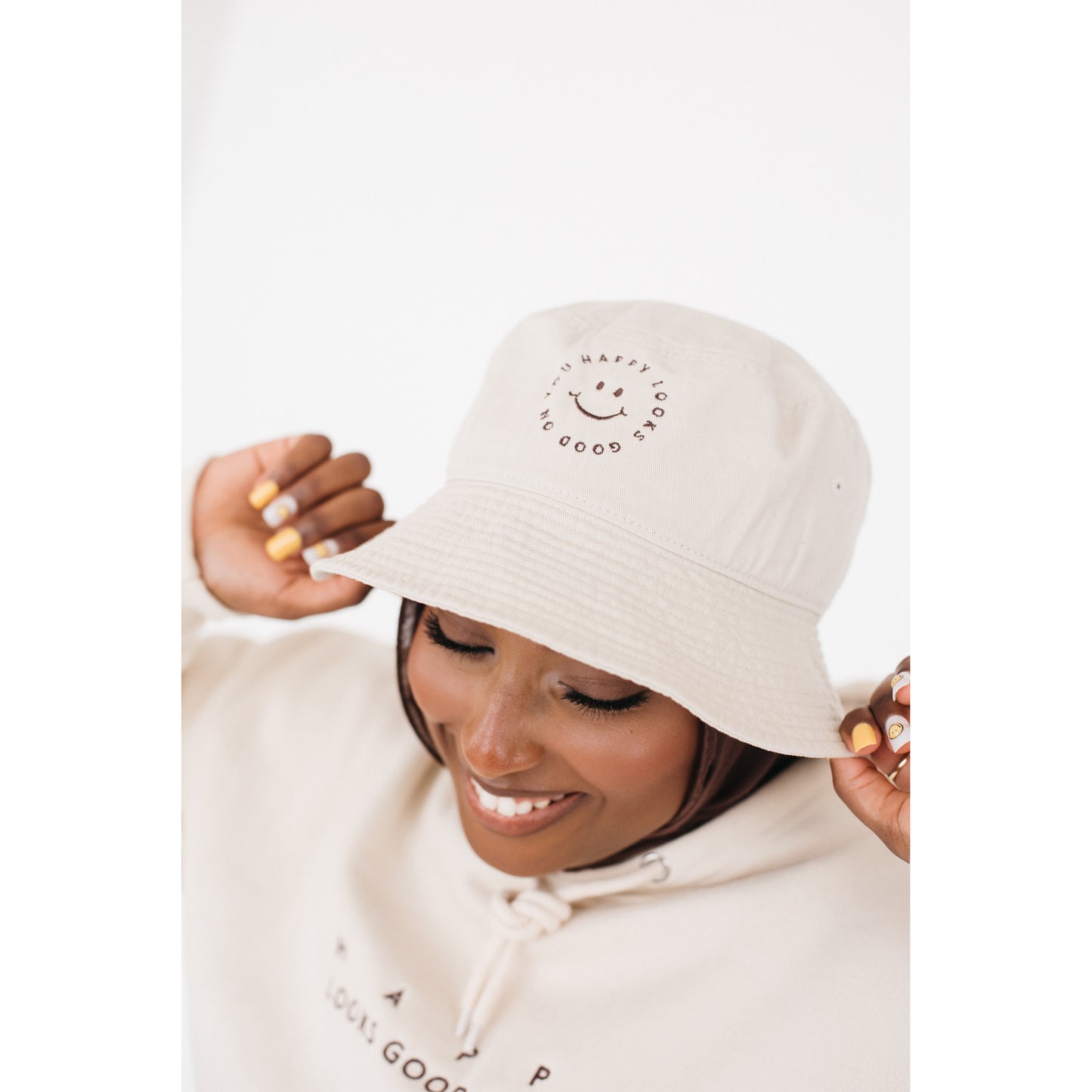 Happy Looks Good On You Bucket Hat