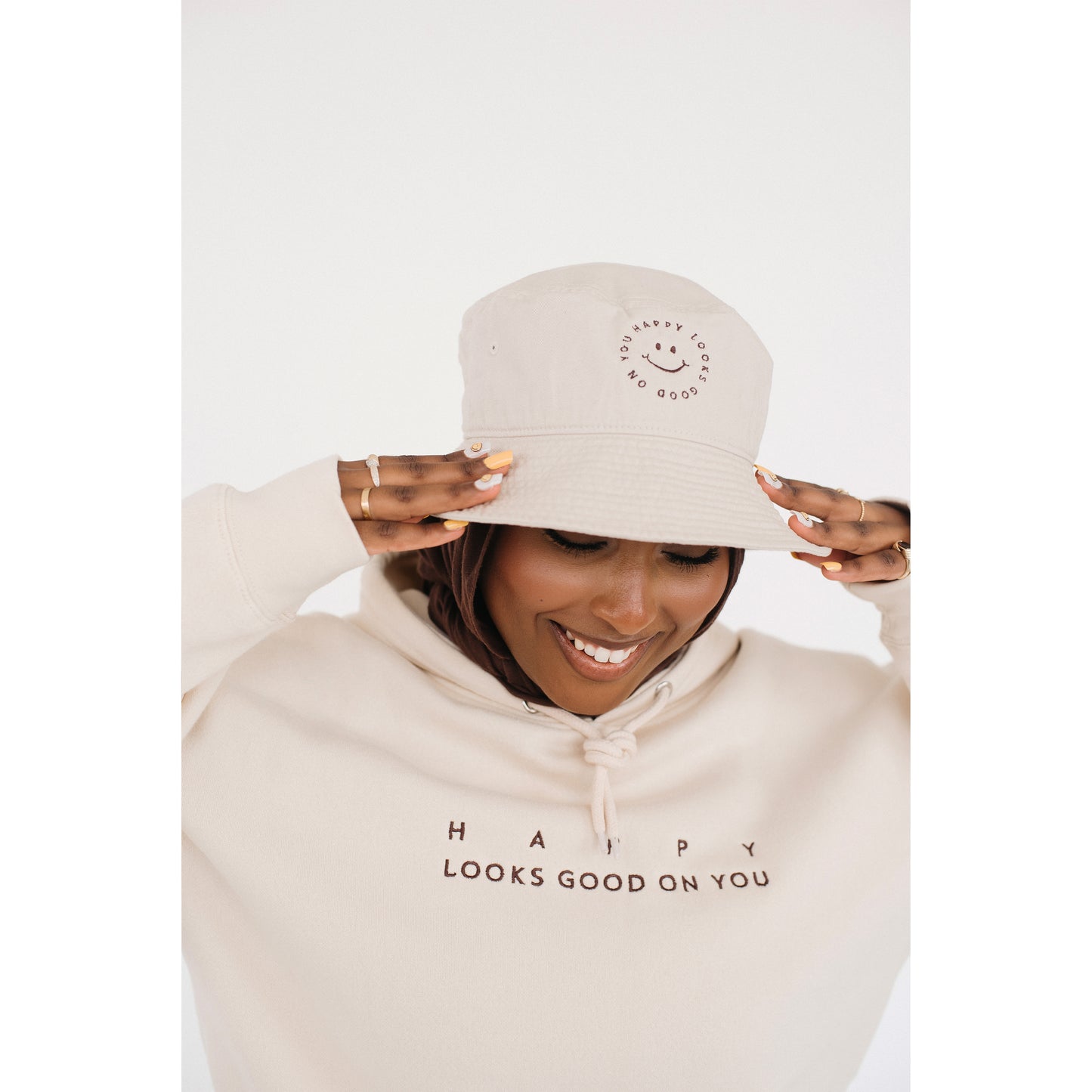 Happy Looks Good On You Bucket Hat