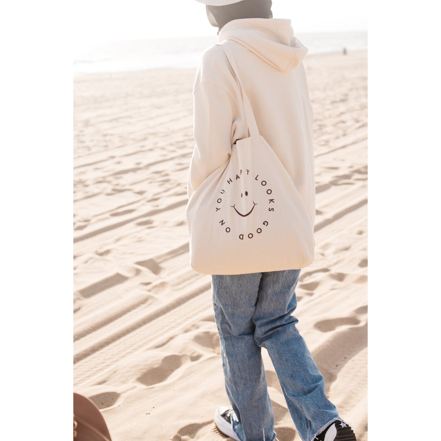 Happy Looks Good On You Tote