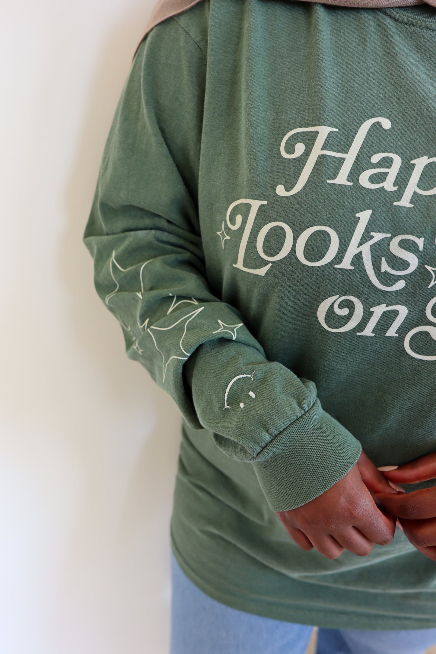 Growth Long Sleeve Tee - Matcha