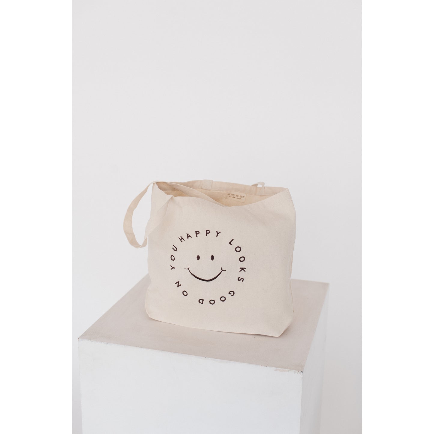 Happy Looks Good On You Tote